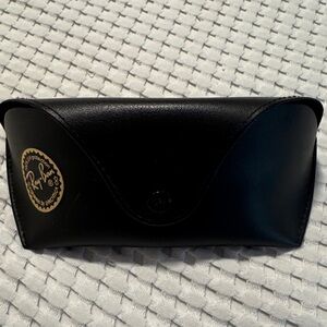 Ray-Ban Black Leather Sunglasses Holder